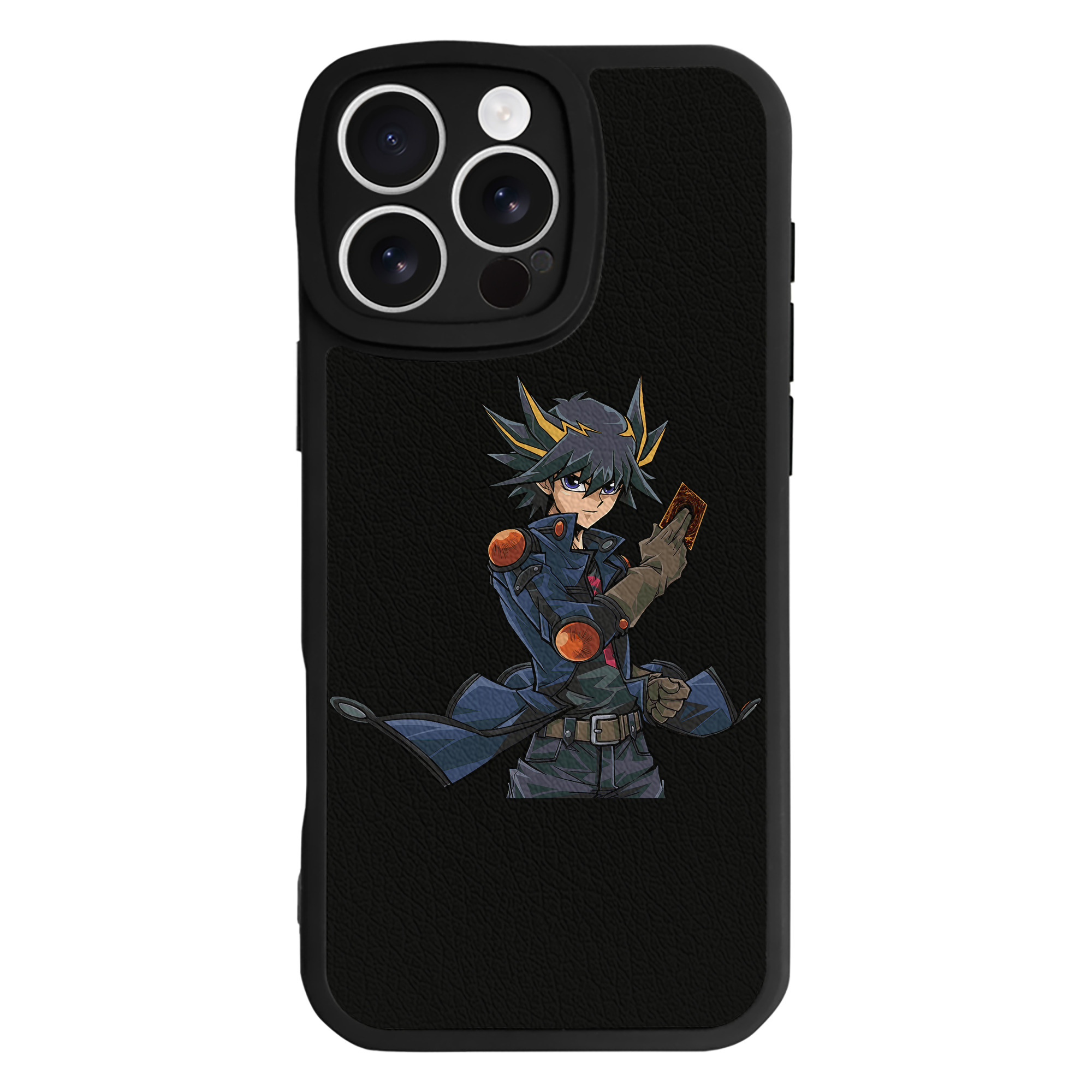 遊☆戯☆王 Yu-Gi-Oh! 【iPhone 16シリーズ対応】シリコンスマホケース（レザー調） 材質：シリコン